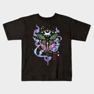 Luna Moth Kids T-Shirt